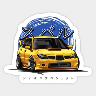 Impreza WRX STi (Yellow) Sticker